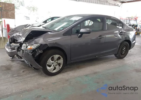 2015 Honda Civic Lx из США, поврежденный, VIN 19XFB2F53FE083605